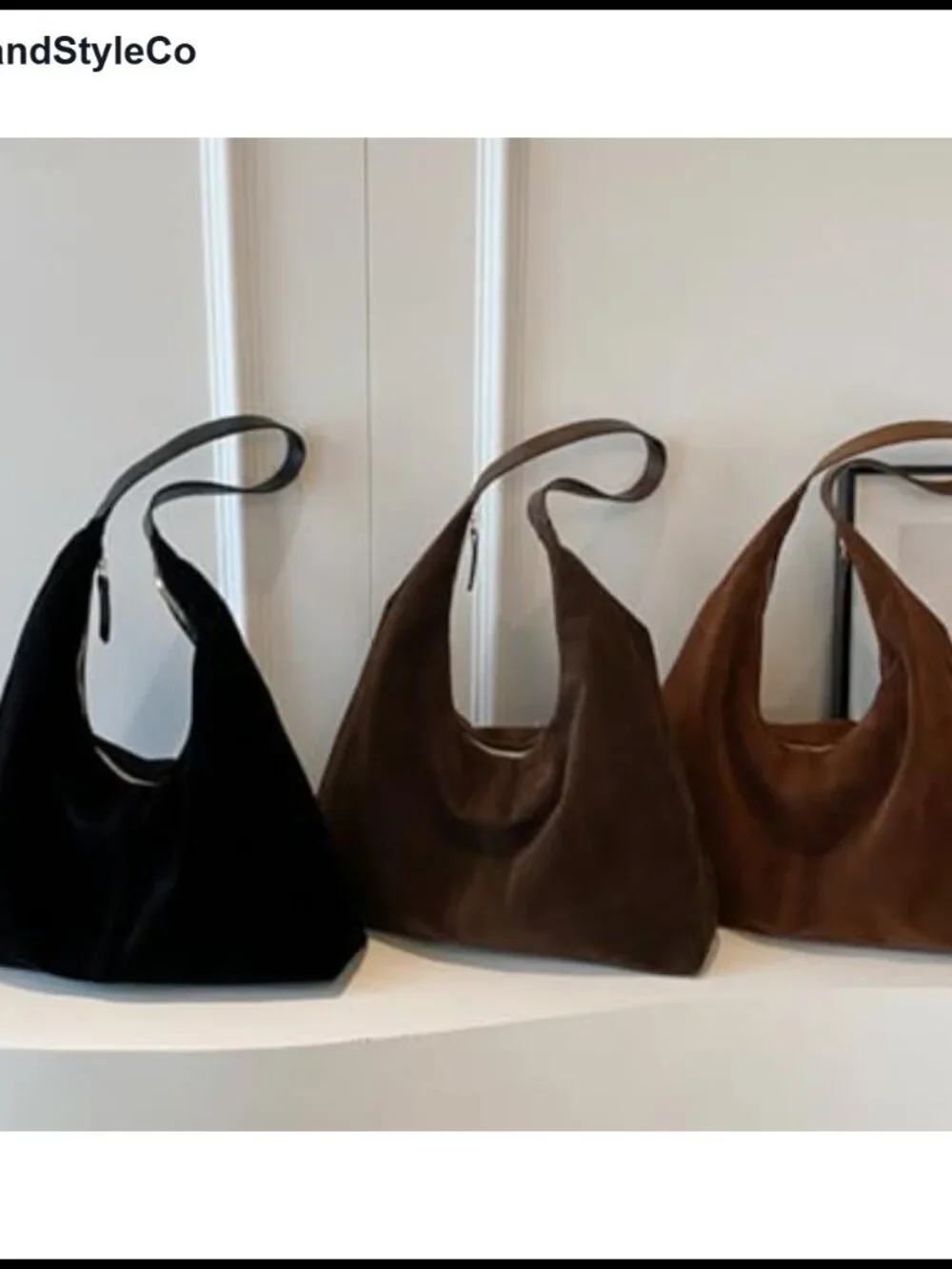 Faux Leather Hobo Shoulder Bag Large Tote Retro Handbag Top Handle Satchel